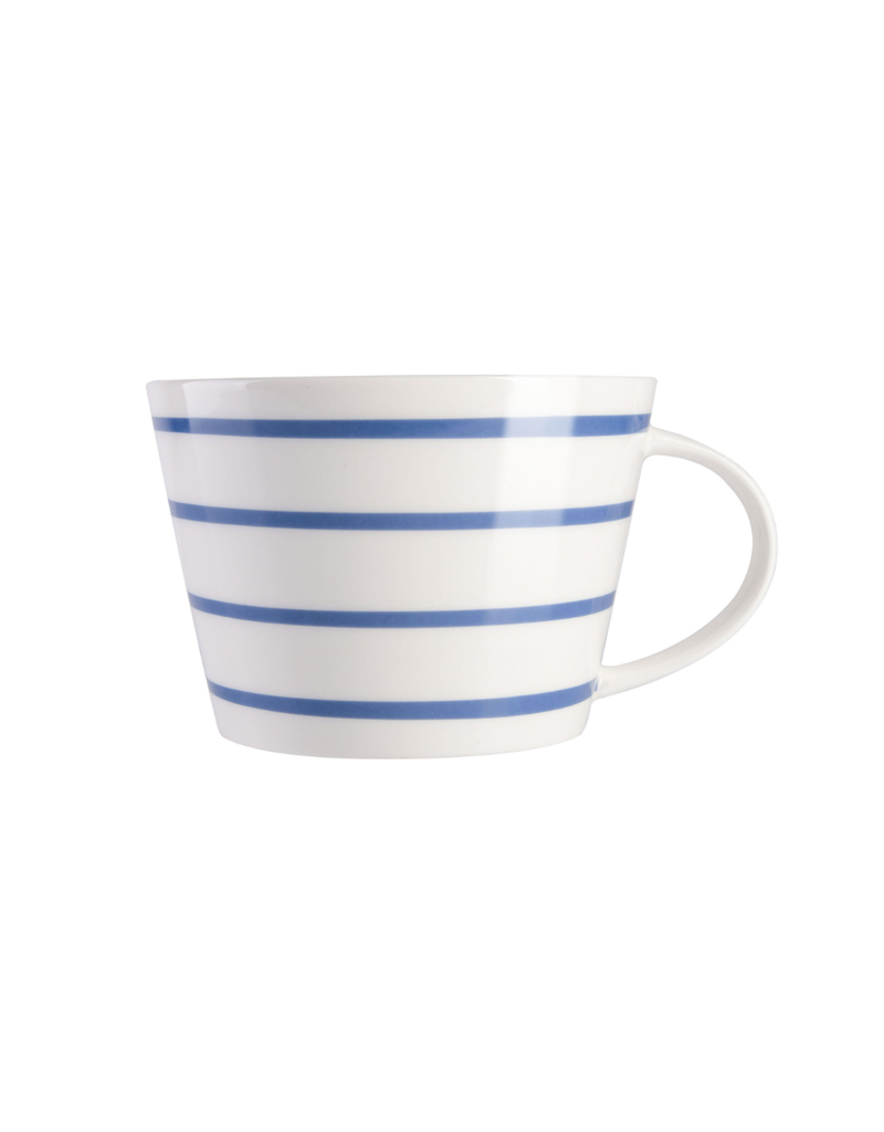 Gap Home New Light Blue 17-Ounce Light Blue & White Assorted Fine Ceramic Mug, Set of 4