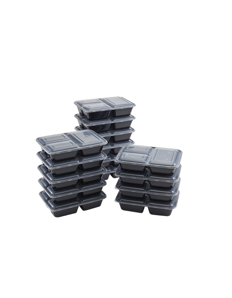 Mainstays 30 Piece 5 Cup 3 Compartment Meal Prep Food Storage Container