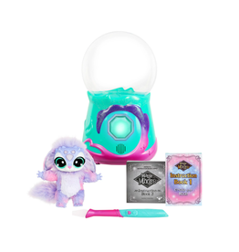 Magic Mixies Sparkle Magic Crystal Ball with Exclusive Interactive 8 inch Sparkle Plush Toy and 80+