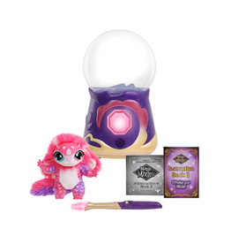 Magic Mixies Magical Misting Crystal Ball with Interactive 8 inch Pink Plush Toy and 80+ Sounds and