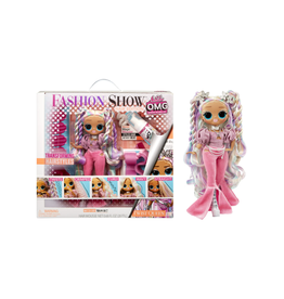 LOL Surprise OMG Fashion Show Hair Edition Twist Queen Fashion Doll with Magic Mousse, Transforming