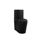 Swiss Madison St. Tropez 1-Piece 1.1/1.6 GPF Dual Flush Elongated Toilet in Matte Black