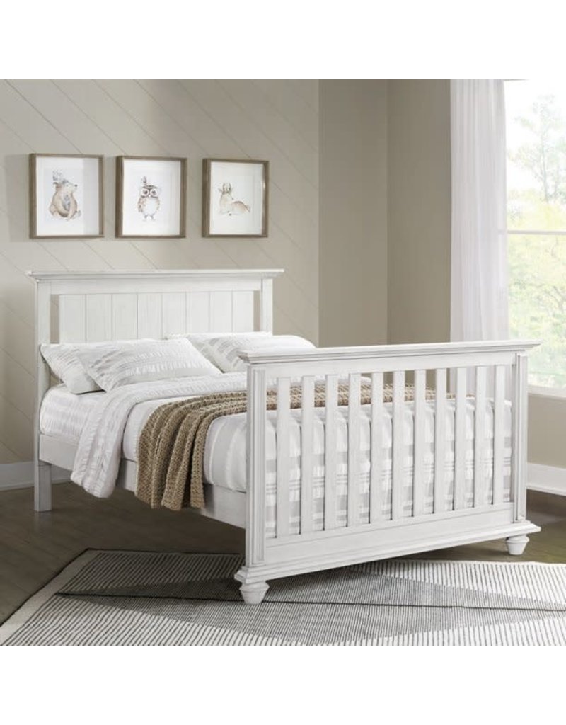 Oxford Baby Langston Full Bed Conversion Kit, Weathered White