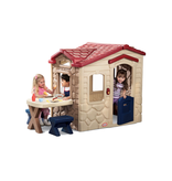 Little Tikes Picnic on the Patio Playhouse with 20 Play Accessories, Working Doorbell, Indoor and Ou