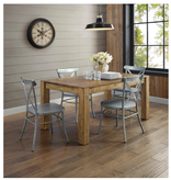 Better Homes & Gardens Bryant Solid Wood Dining Table, Rustic Brown