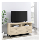 Manor Park Modern 4-Drawer TV Stand for TVs up to 60", Birch