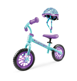Zycom 10-inch Toddlers Balance Bike Adjustable Helmet Light-up Wheels Lightweight Training Bike Teal