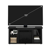 Jensen 47.2 in. Americano TV Stand Fits TV's up to 55 in. with Electric Fireplace