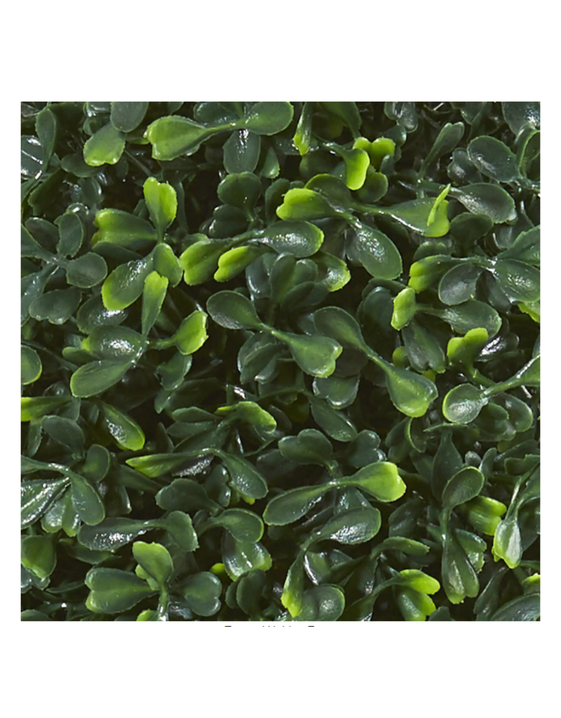Indoor/Outdoor 13 In. Boxwood Topiary Artificial Plant UV Resistant