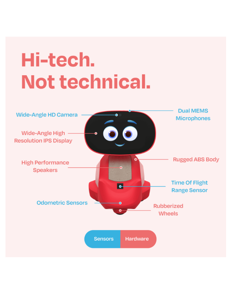 Miko 3: AI-Powered Smart Robot for Kids, STEM Learning Educational Robot, Interactive Voice Control