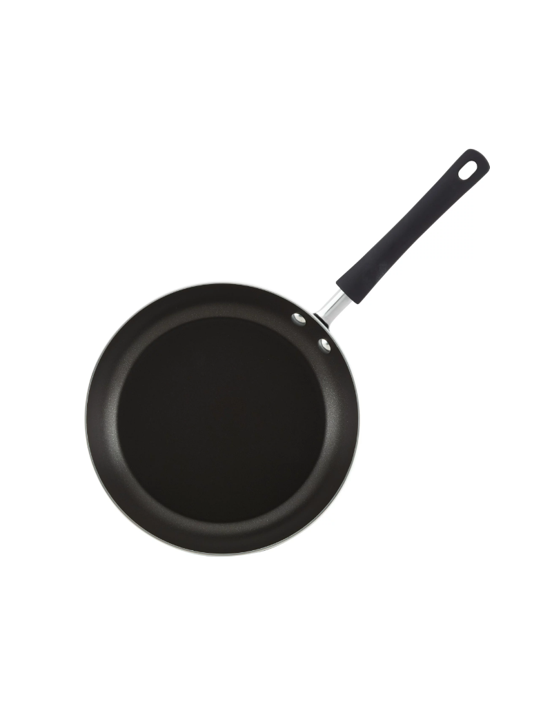 Farberware 3-Piece Easy Clean Aluminum Non-Stick Frying Pan, Fry Pan, Skillet Set, Black