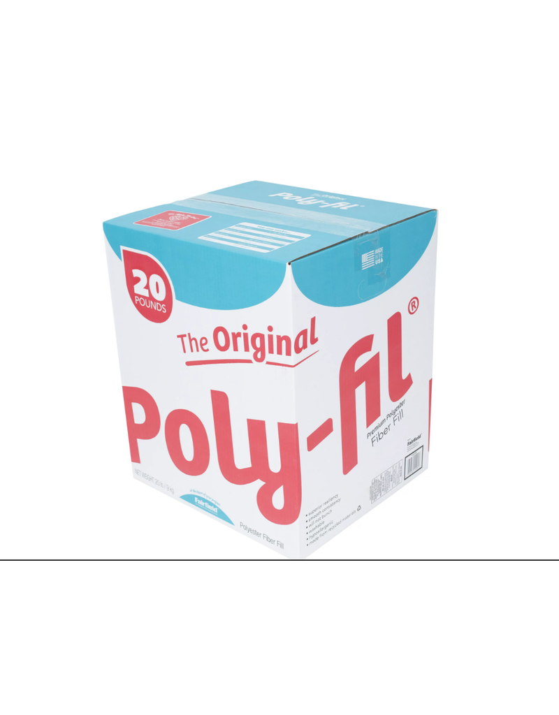 The Original Poly-fil Premium Polyester Fiber Fill by Fairfield, 20 Pound Box