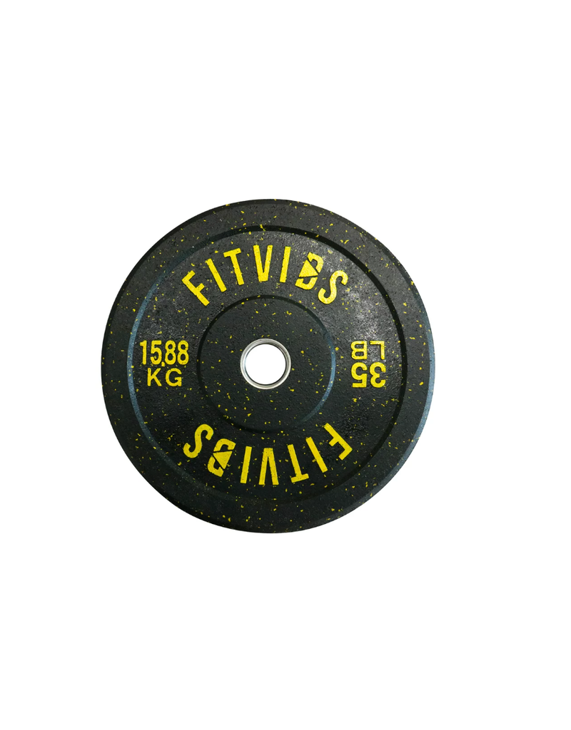Fitvids Olympic Bumper Plate Weight Plate with Steel Hub, 35 lbs Single (4.5) 4.5 stars out of 1962 reviews 1962 reviews