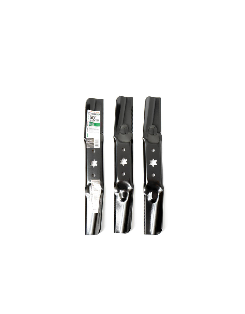 Original Equipment High Lift Blade Set for Select 50 in. Riding Lawn Mowers with 6-Point Star OE# 942-05052, 742-05052