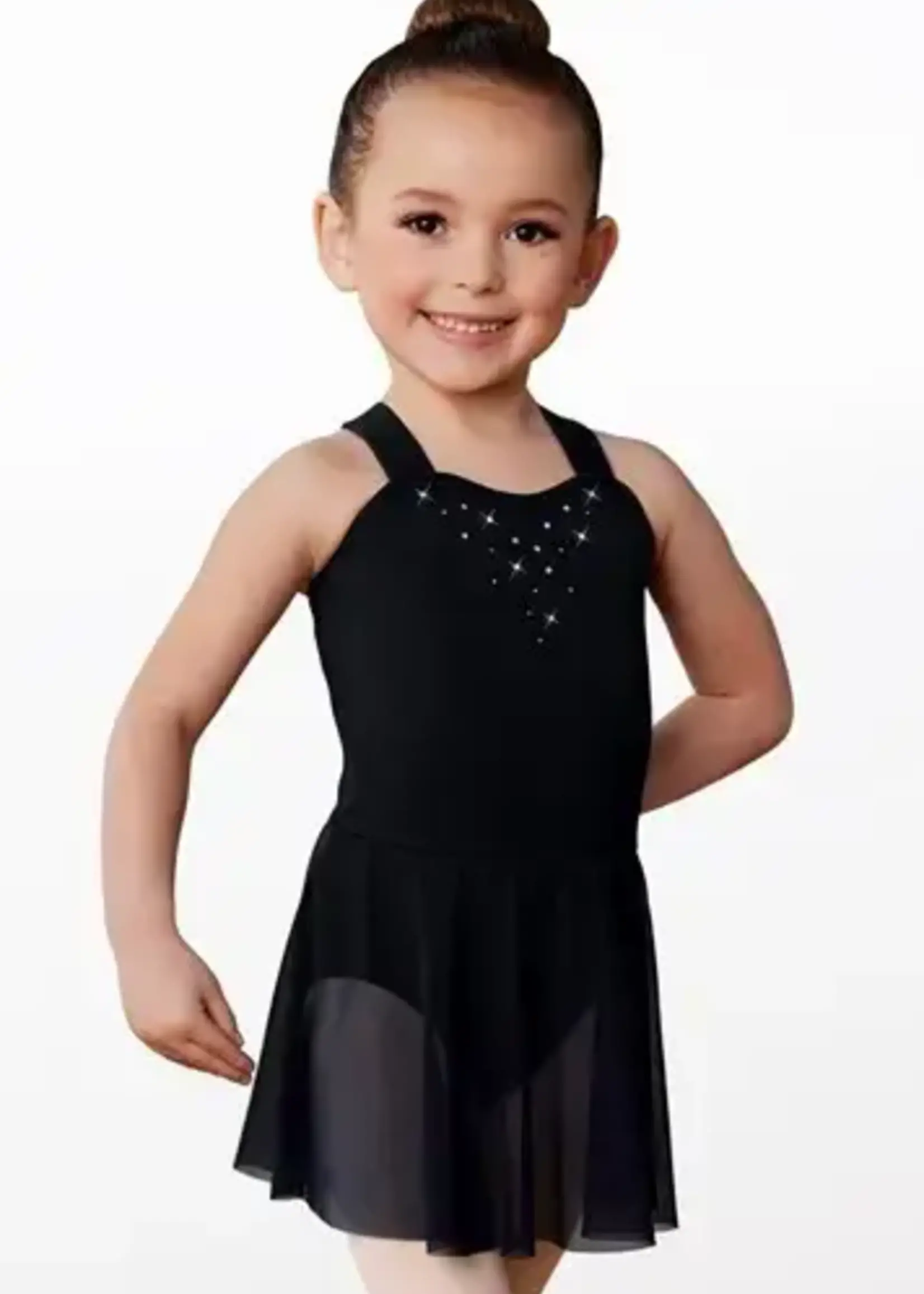 Weissmans Kids Foil Dot Sweetheart Dress