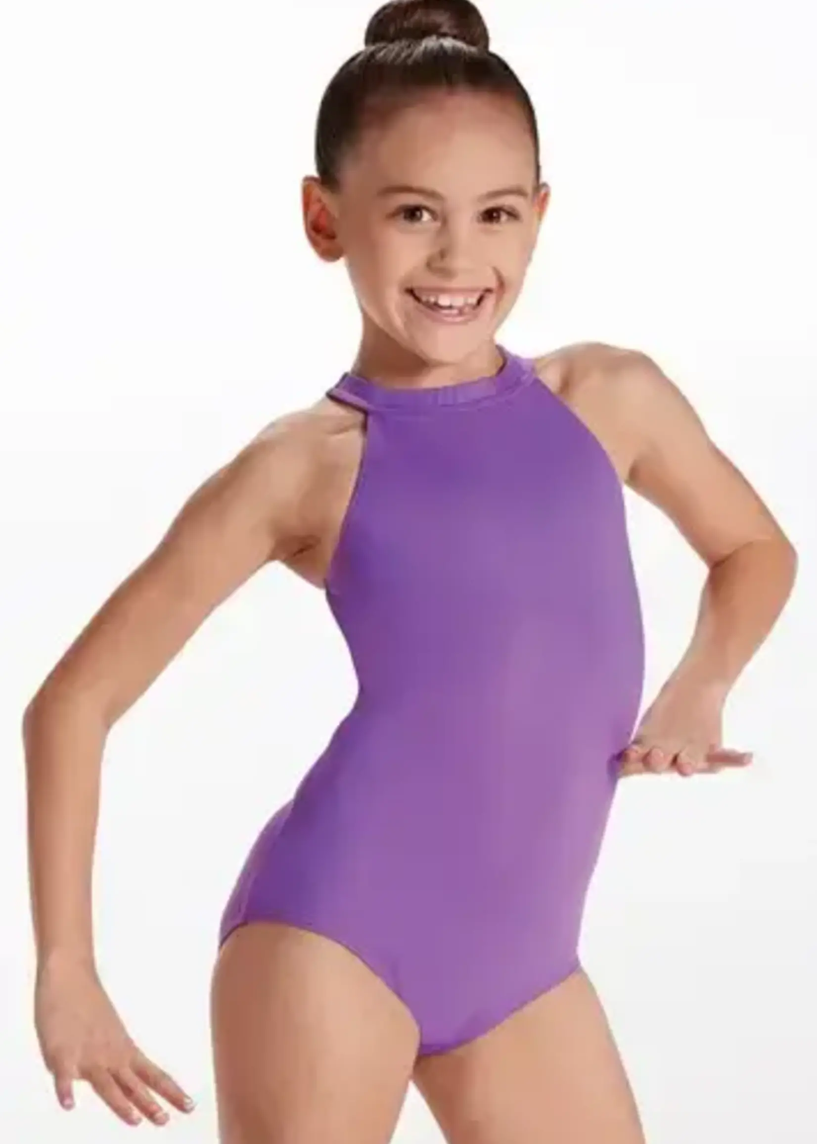 Weissmans High Neck Clover Back Leotard