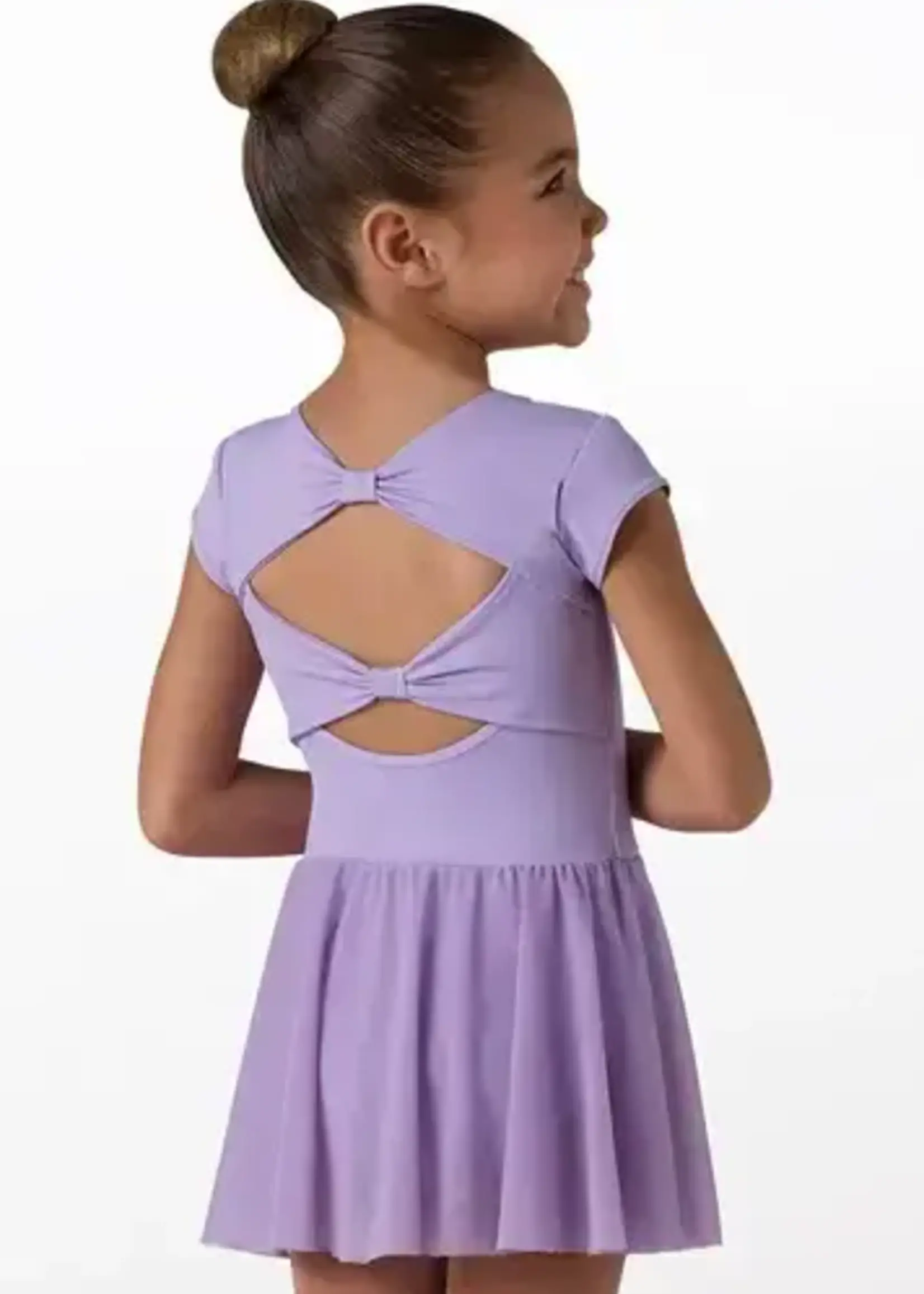 Weissmans Kids Cap Sleeve Bow Back Dress