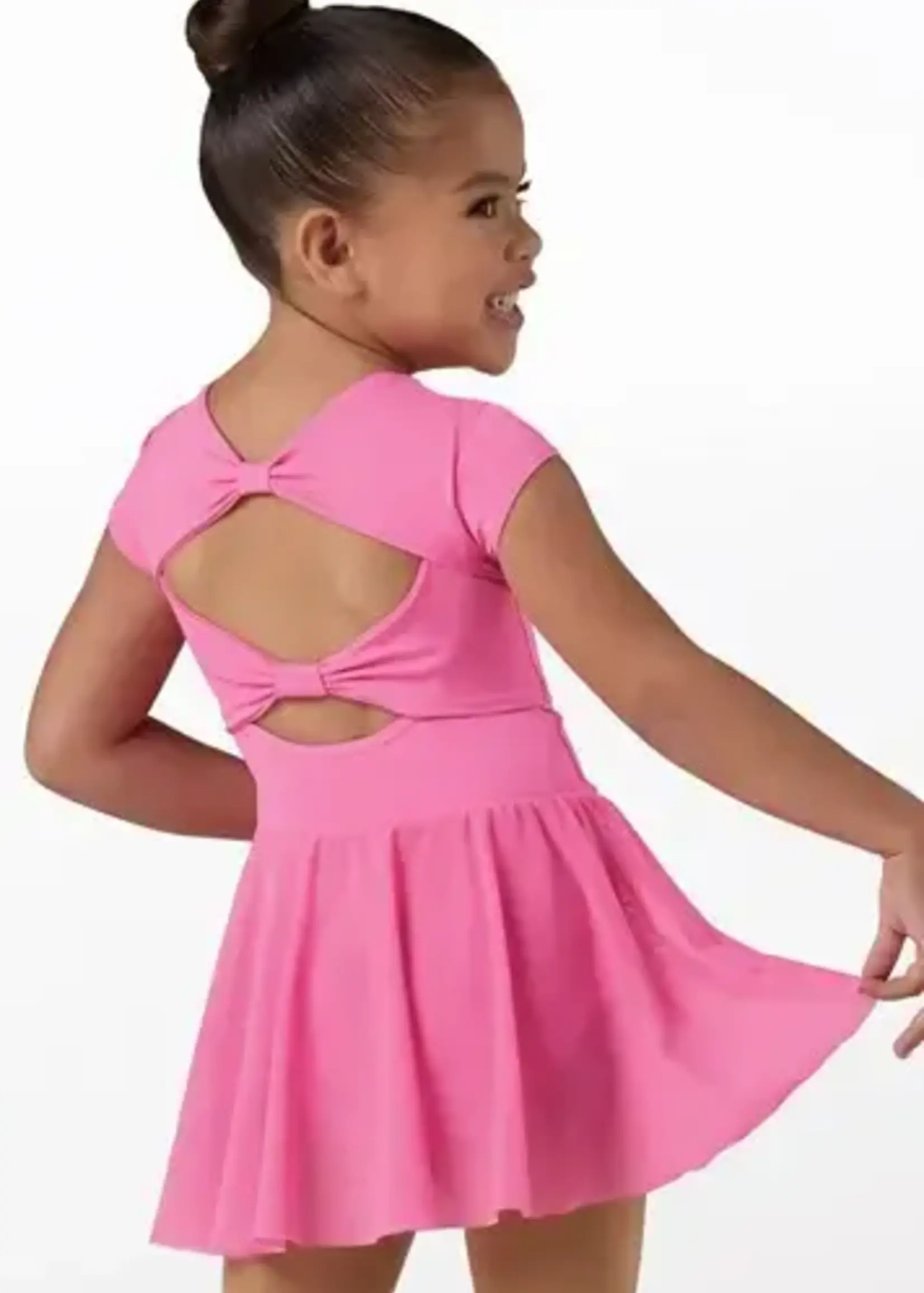 Weissmans Kids Cap Sleeve Bow Back Dress