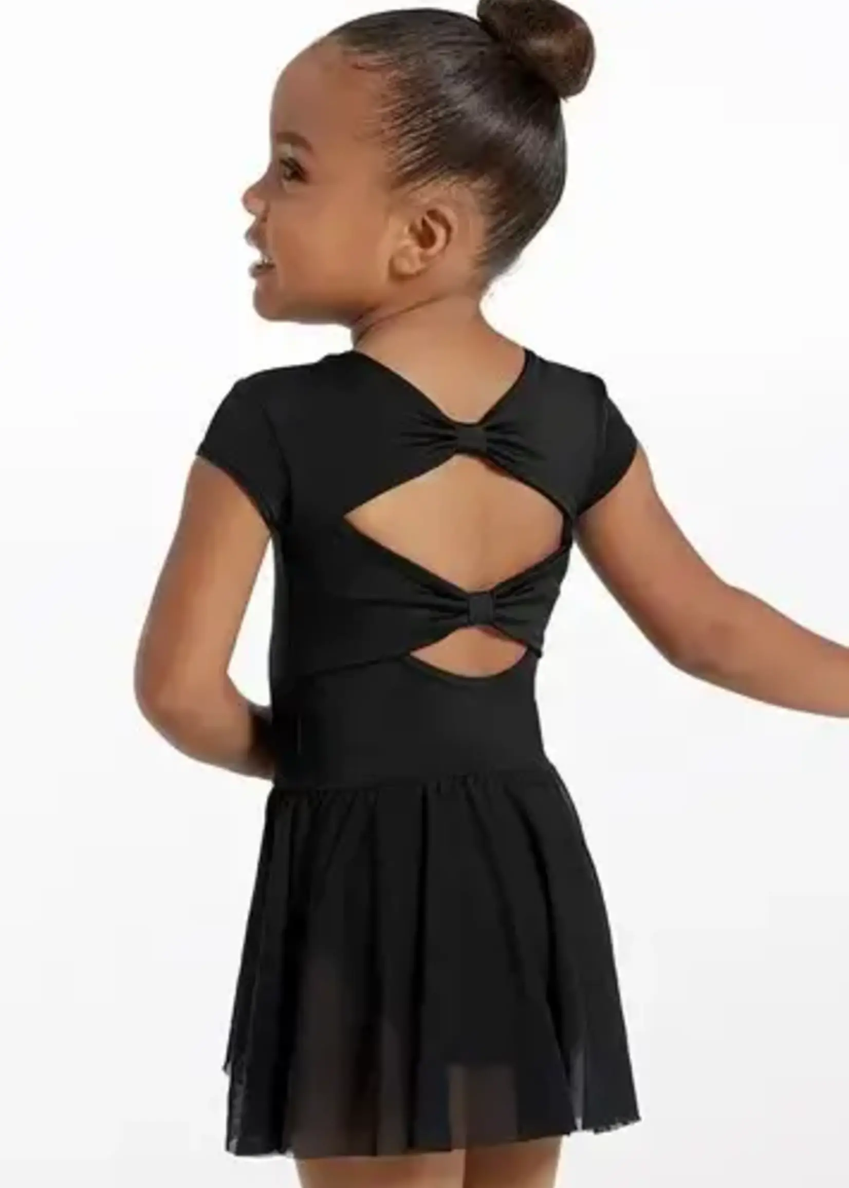 Weissmans Kids Cap Sleeve Bow Back Dress
