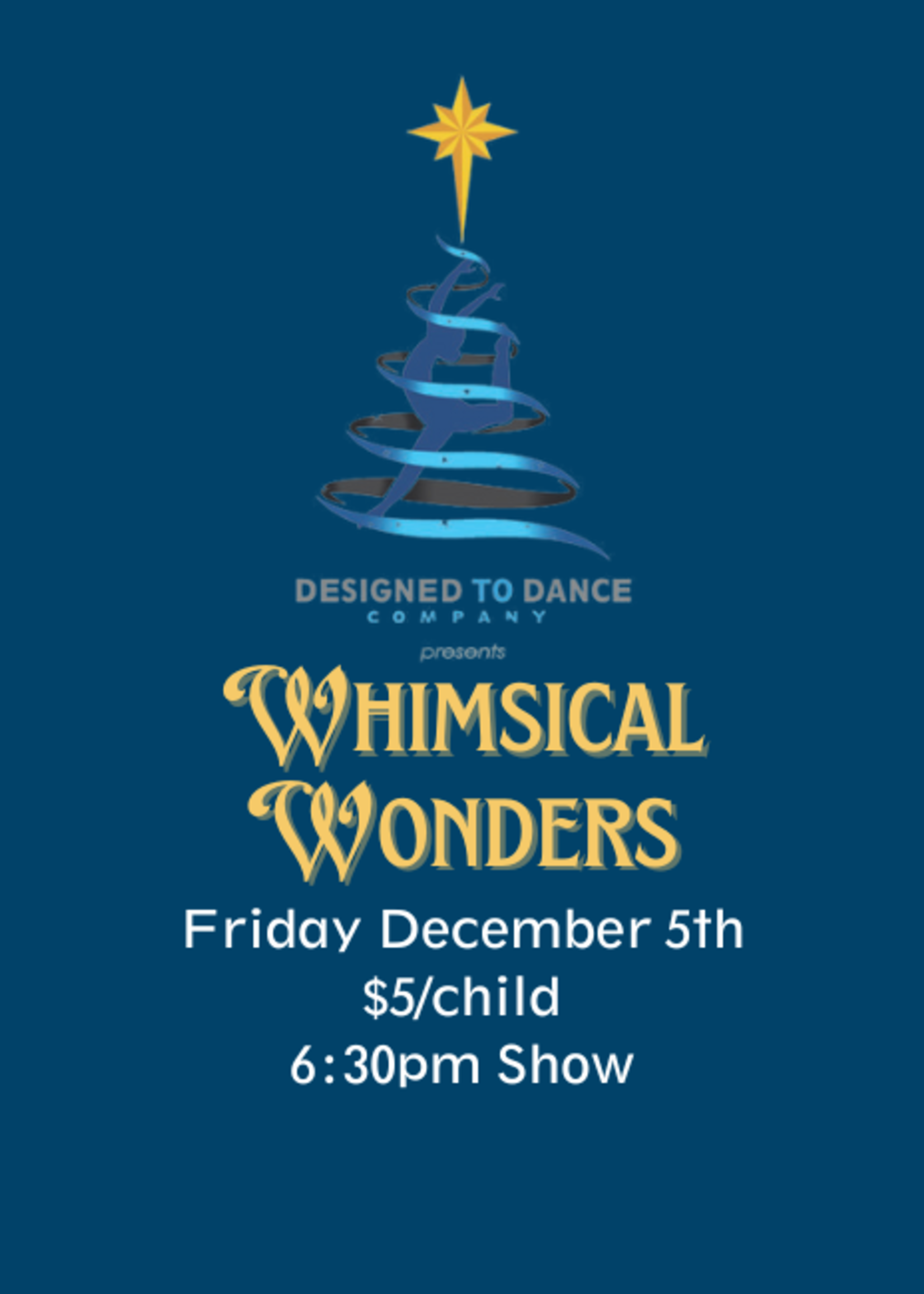 Whimsical Wonders Ticket, Child 6:30pm