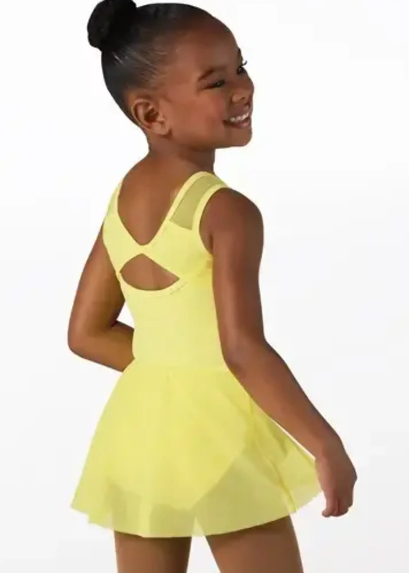 Weissmans Kids Mesh Shoulder Dress