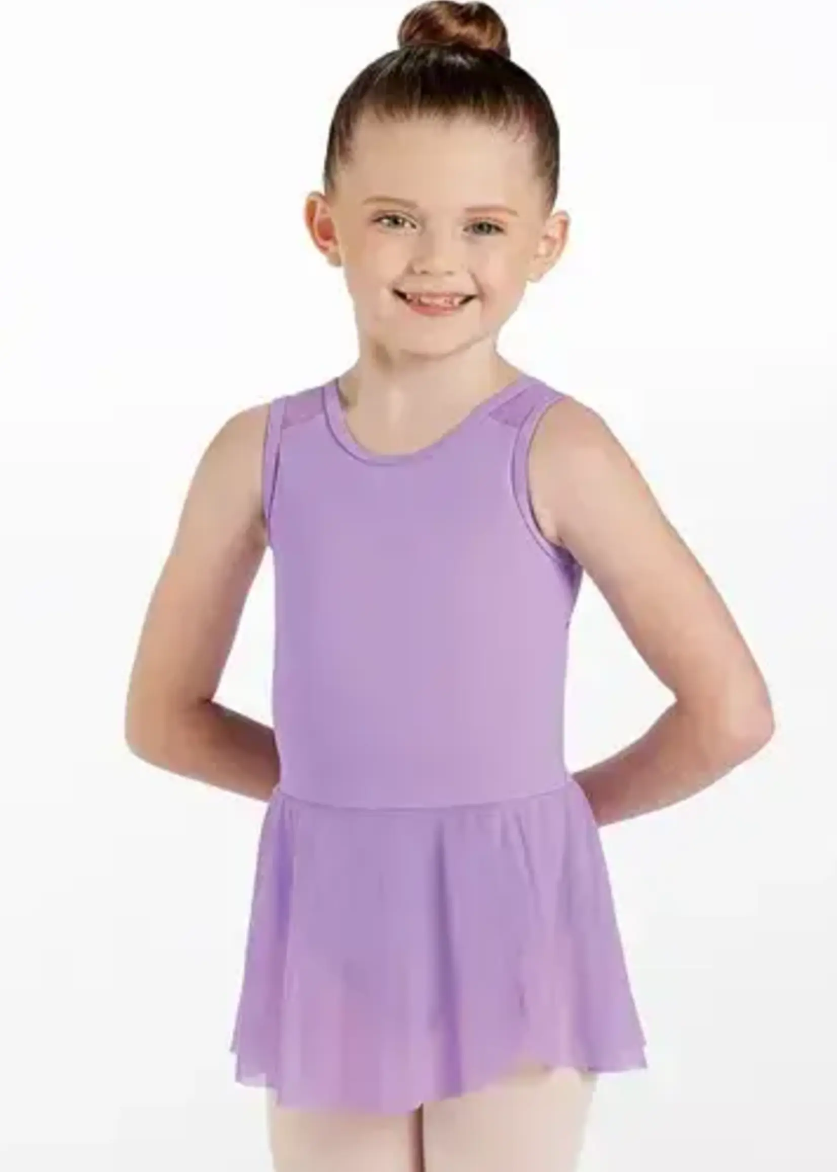 Weissmans Kids Mesh Shoulder Dress