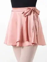 Weissmans Charmeuse Faux Wrap Skirt