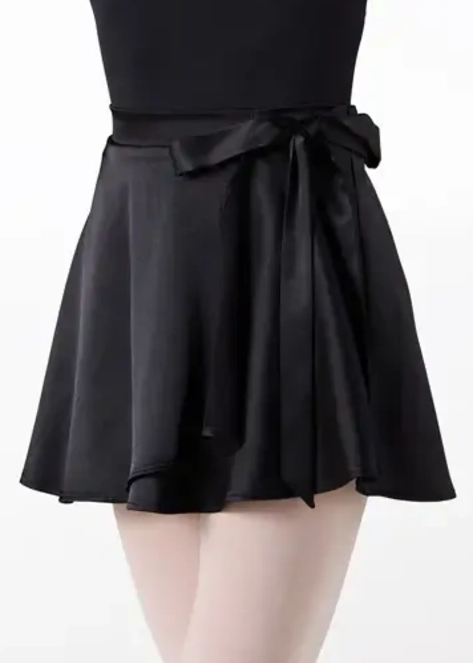 Weissmans Charmeuse Faux Wrap Skirt