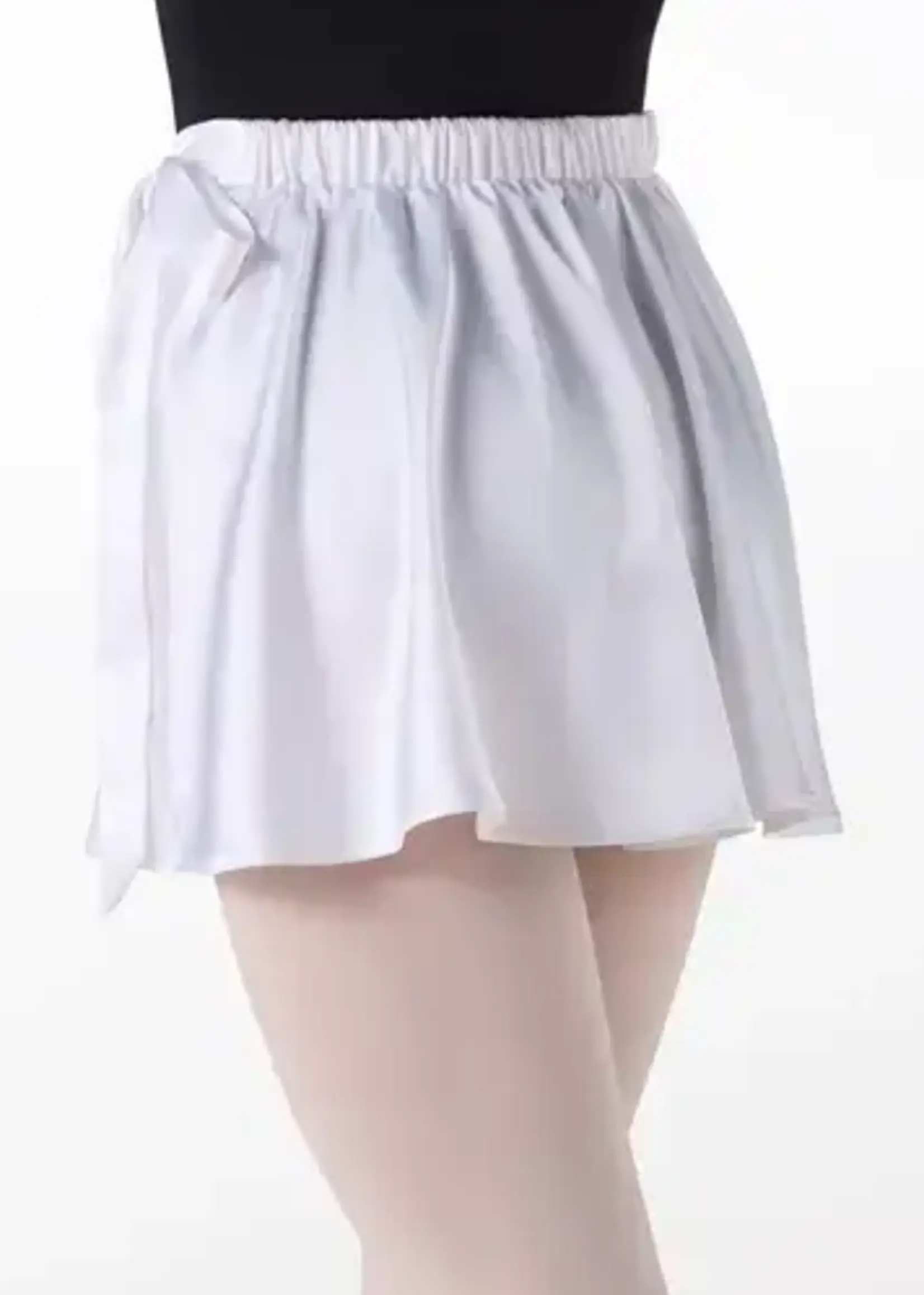 Weissmans Charmeuse Faux Wrap Skirt