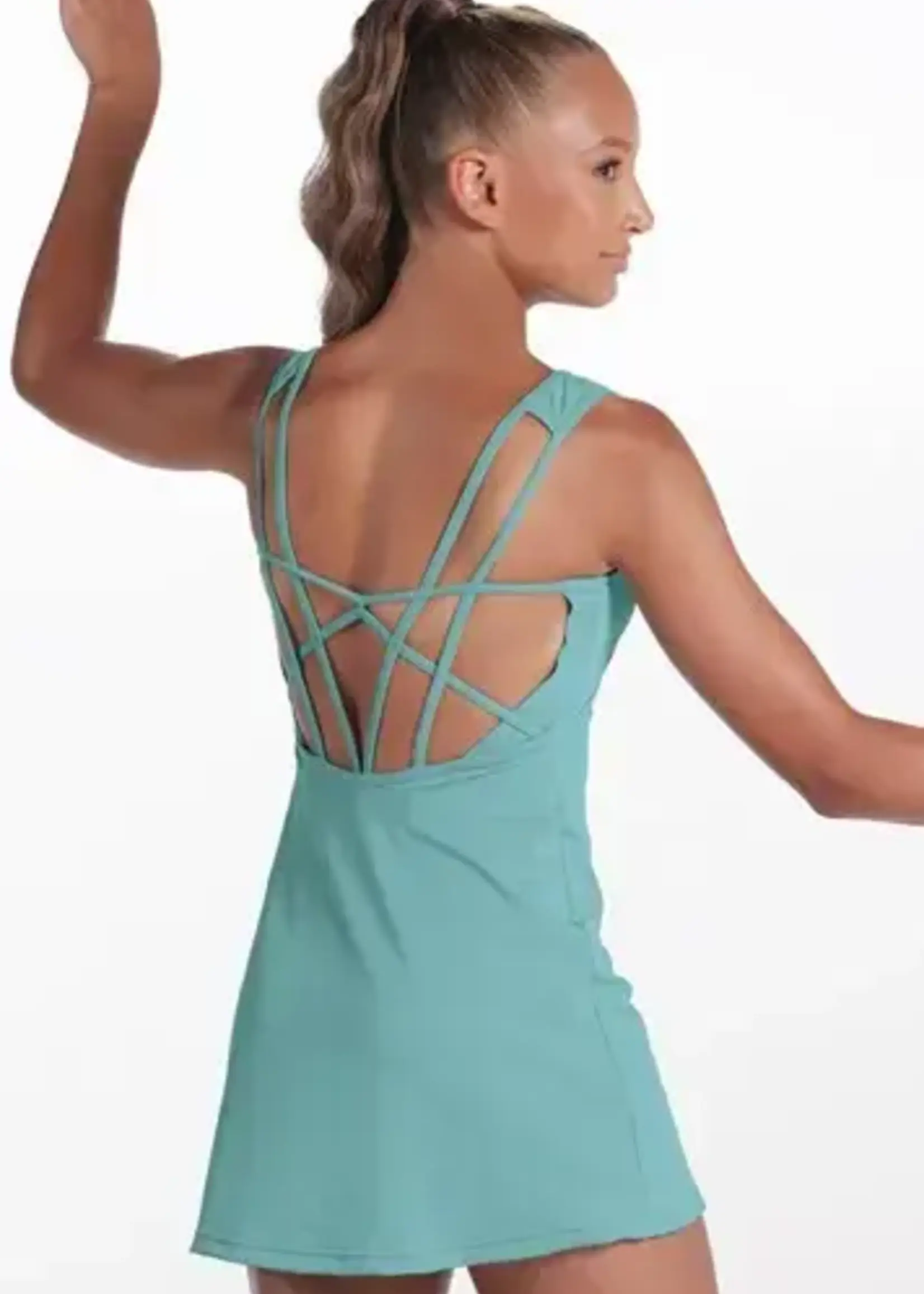Balera Strappy Back Biketard Dress, Youth