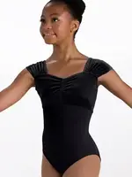 Weissmans Velvet Ruched Strap Leotard