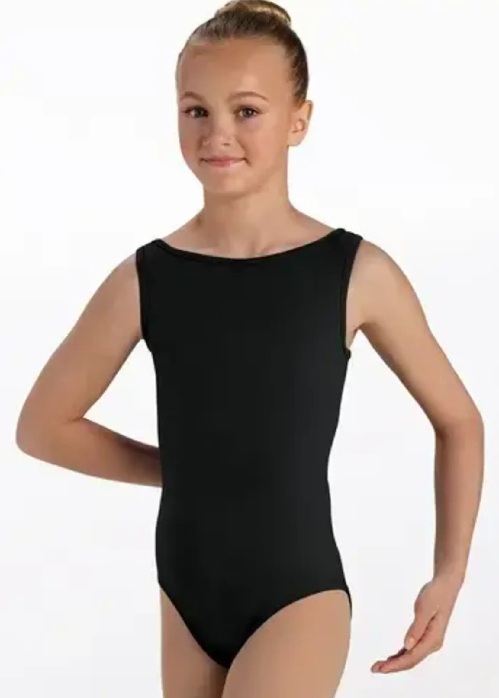 Weissmans Mesh Caged Back Leotard, Youth
