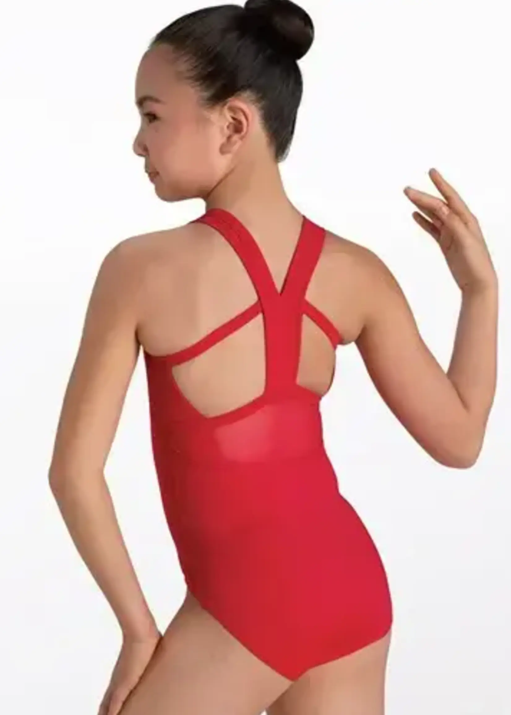 Weissmans Mesh Cutout Back Leotard