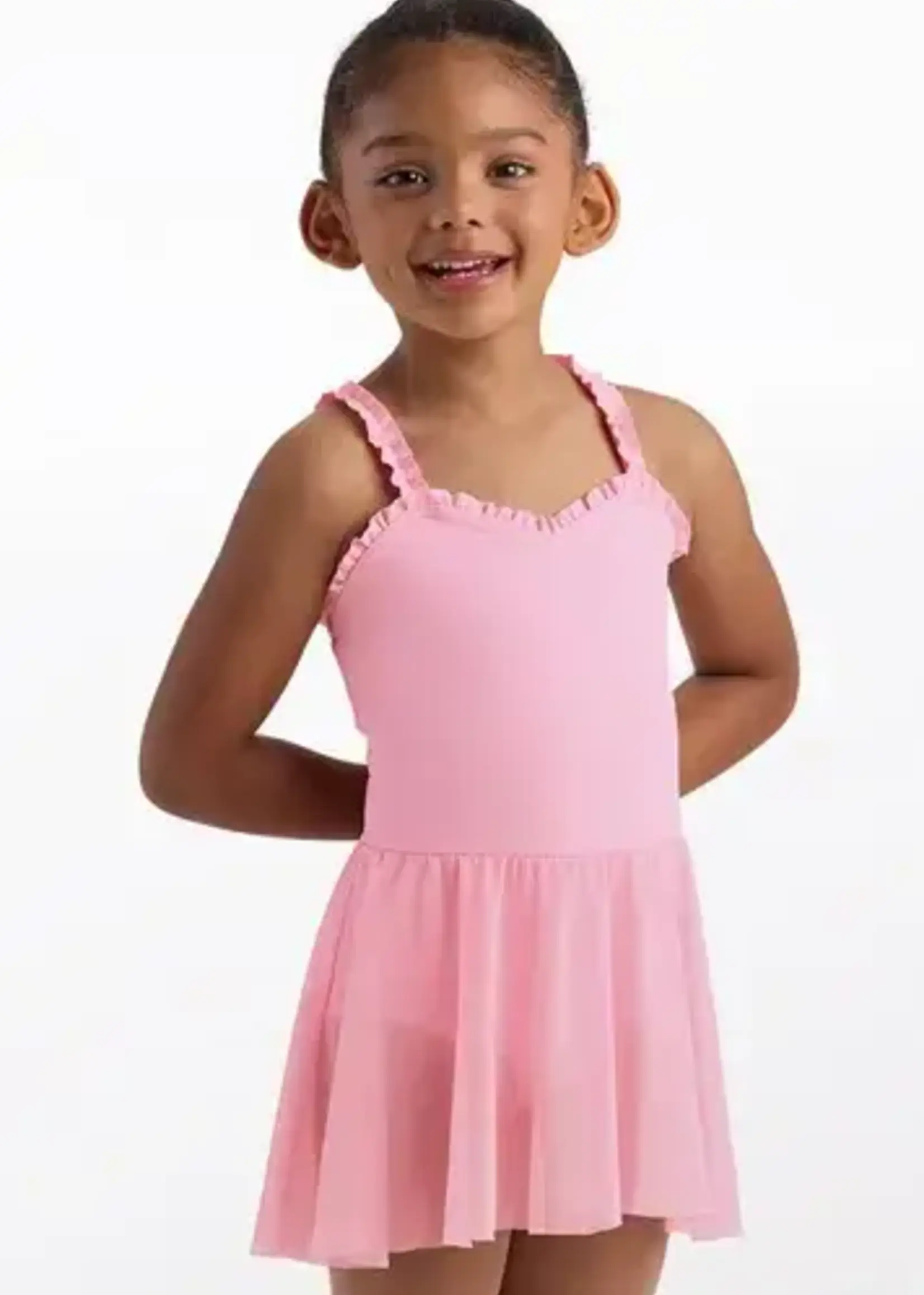 Weissmans Kids Ruffled Trim Dress