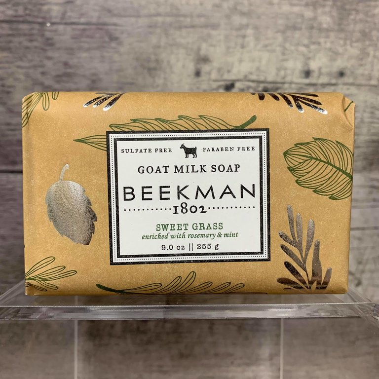 BEEKMAN 1802 BEEKMAN BAR SOAP SWEET GRASS