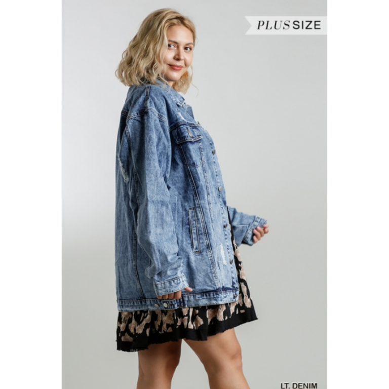 UMG WC0628 DENIM JACKET - Myrtle