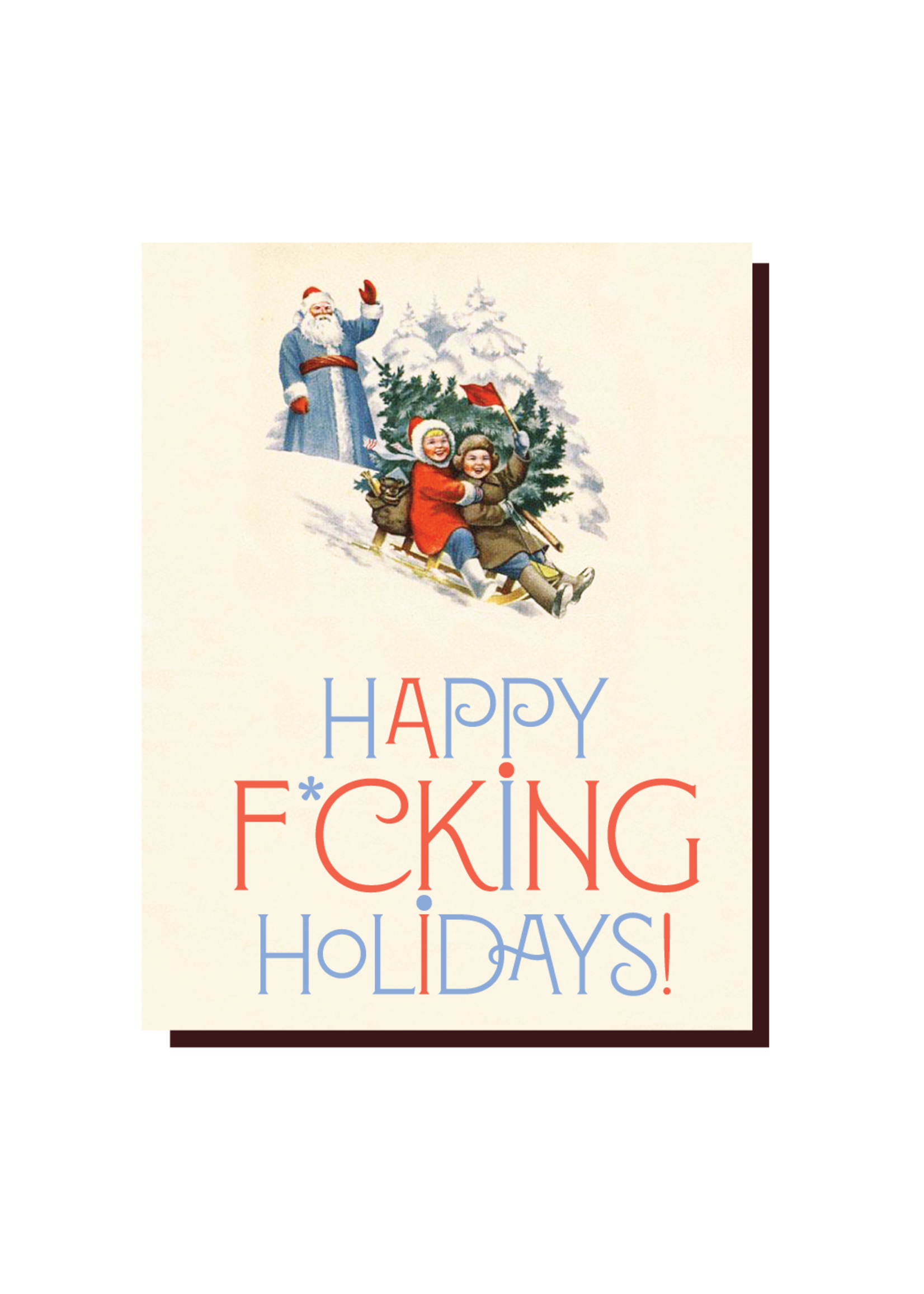 Offensive Delightful HOLIDAY OFFENSIVE* GREETING CARD- ASORTED