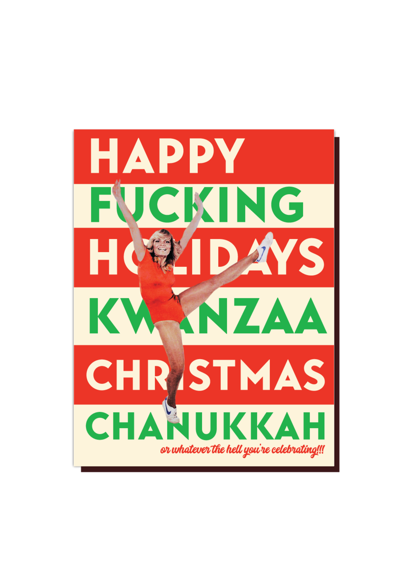 Offensive Delightful HOLIDAY OFFENSIVE* GREETING CARD- ASORTED