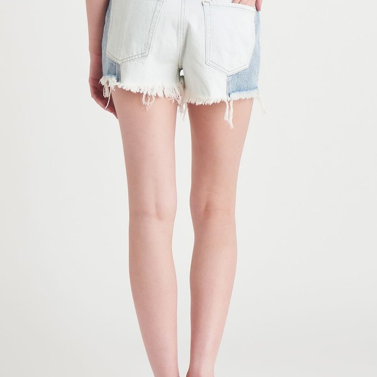 DEX TWO-TONED HIGH RISE SHORTS