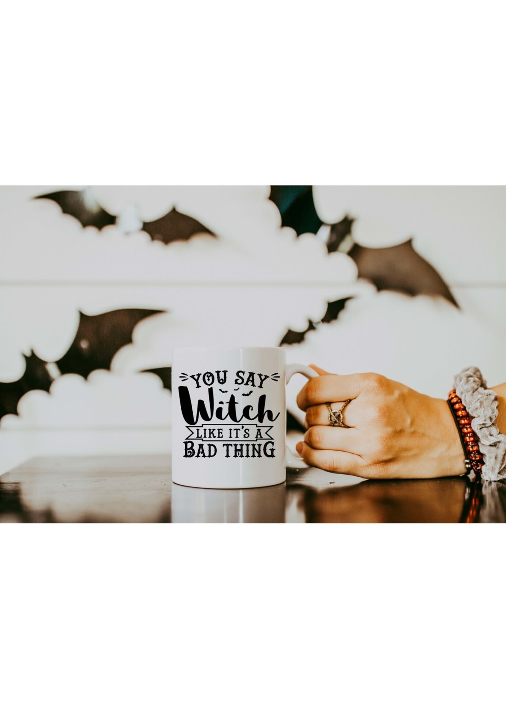 MATTY + LUX HALLOWEEN MUG YOU SAY WITCH LIKE ITS A BAD THING