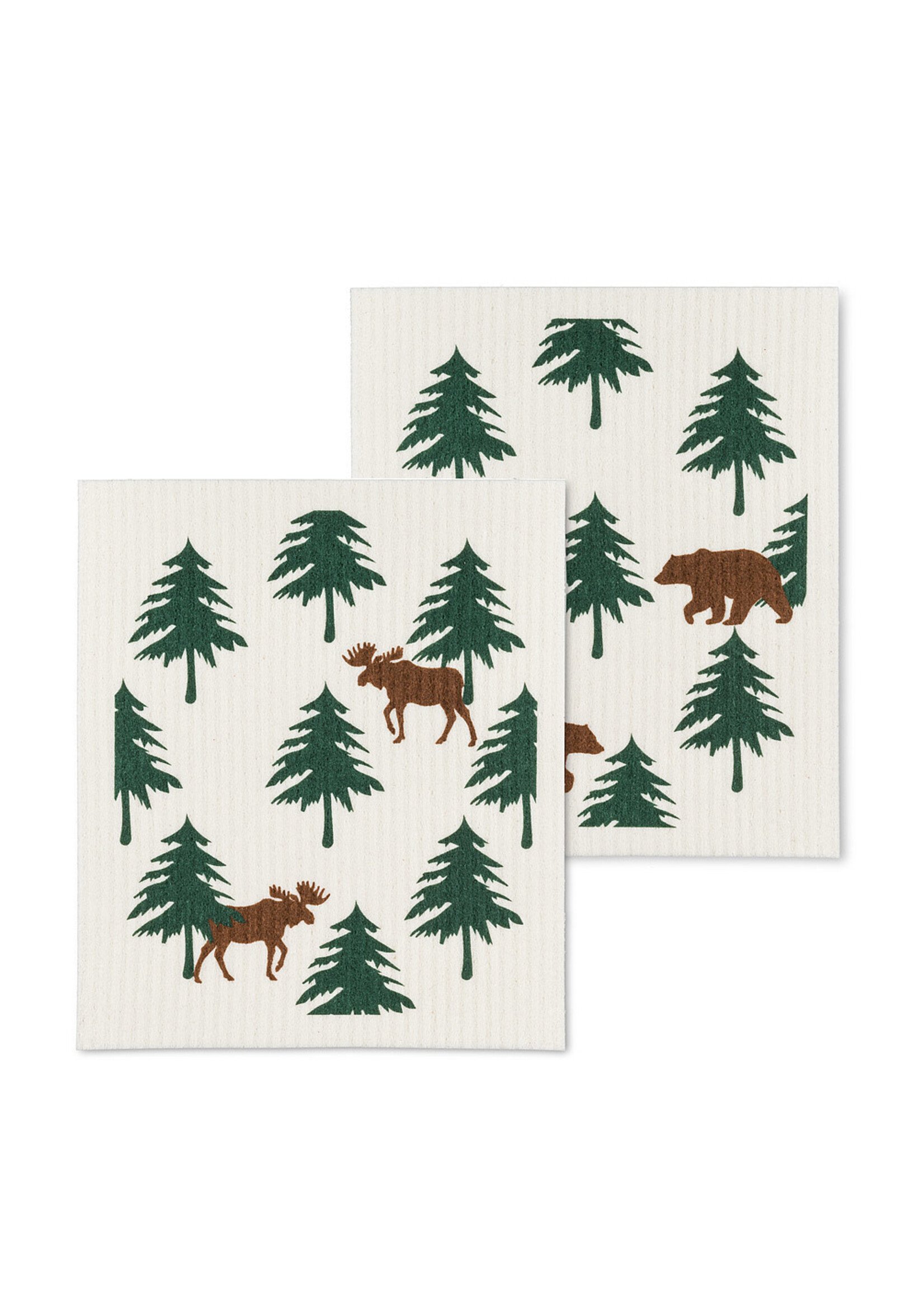 ABBOTT ABB DISHCLOTH MOOSE & BEAR