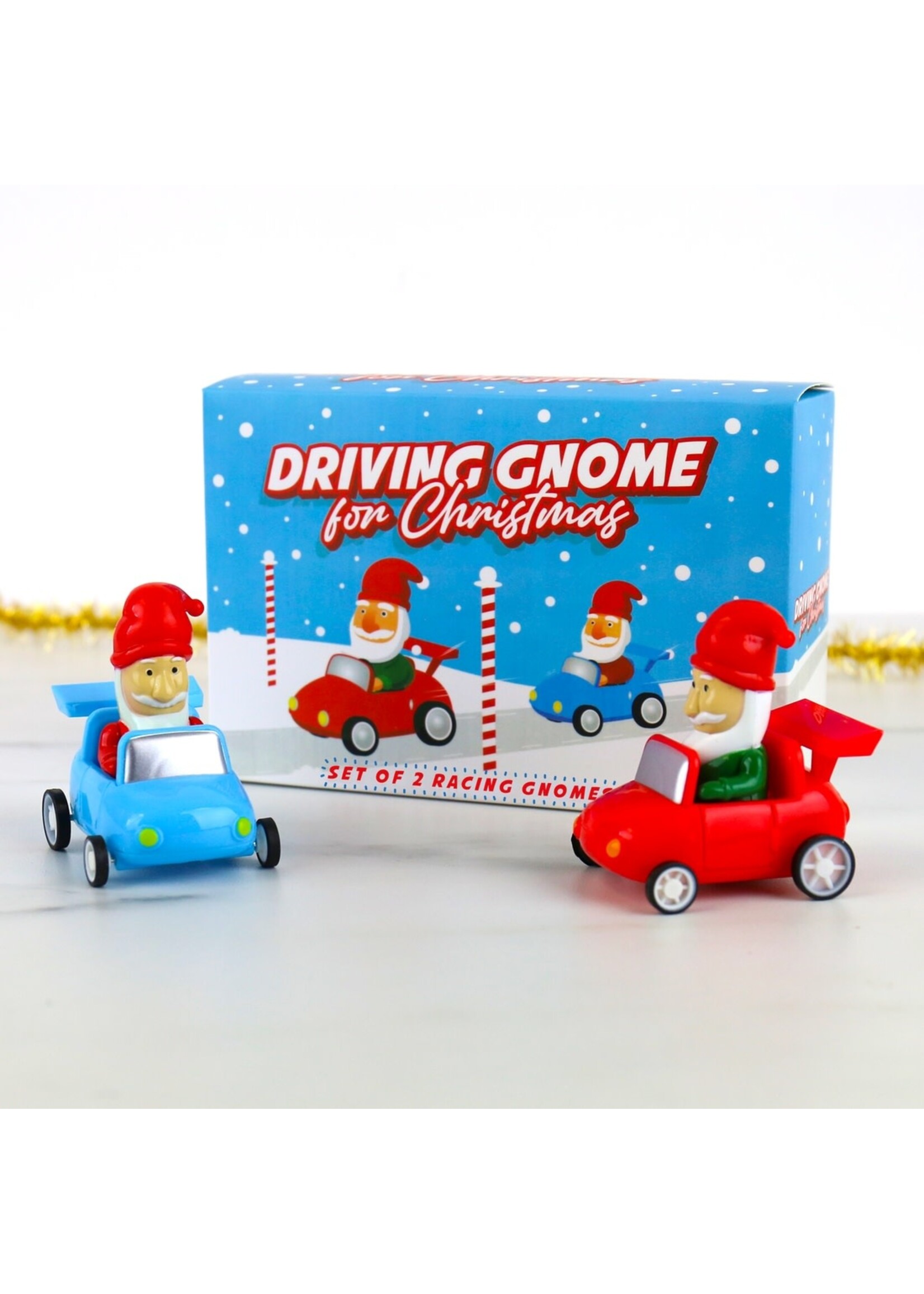 GIFT REPUBLIC GIF DRIVING GNOME FOR CHRISTMAS