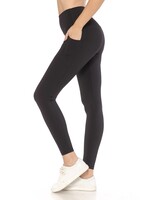 ZENANA ZEN NP-6088A LEGGINGS RIBBED H/W FULL LENGTH