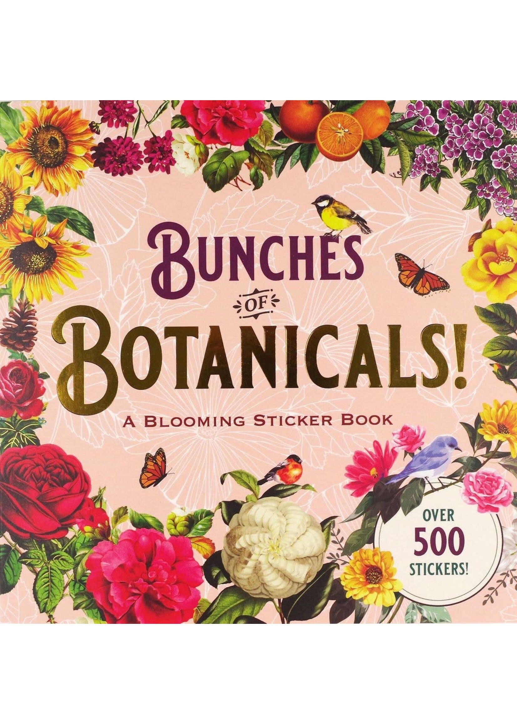 PPP STICKER BOOK BUNCHES OF BOTANICALS 500