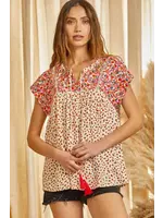 ANDREE BY UNIT AND 18398-12BABYDOLL TOP