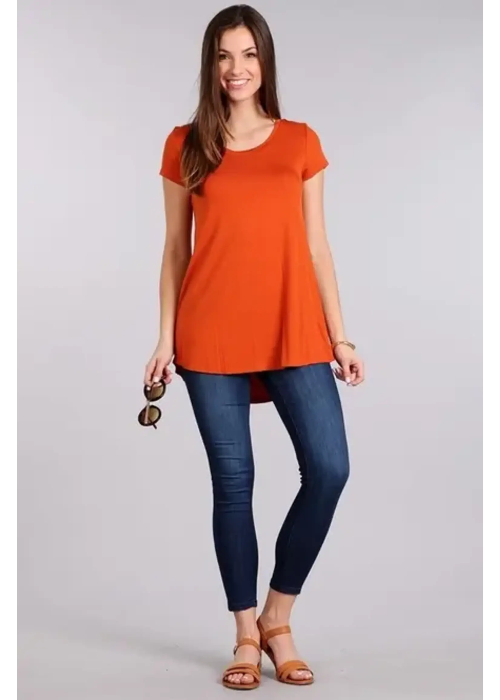 CHRIS & CAROL APPAREL C&C J413145T TOP BASIC TEE