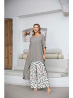 ORANGE FASHION VILLAGE OFV 14777 TOP LINEN W/ TRAIN