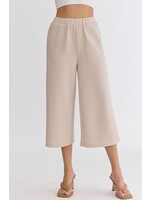 ENTRO ENT P22653 PANT HW WIDE LEG TEXTURE