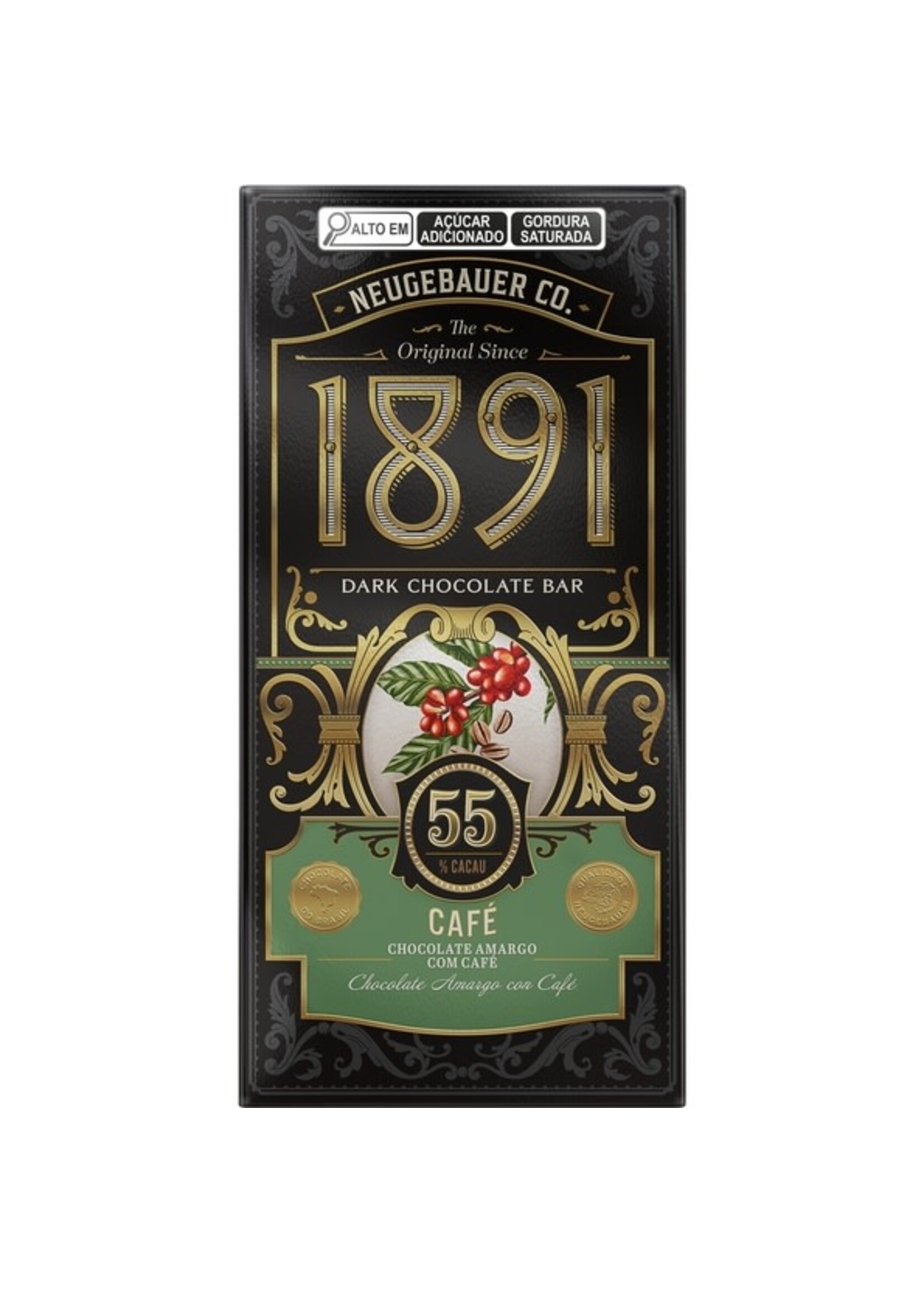 NEUGEBAUER CHOCOLATES NEU 1891 COFFEE BARS 90G