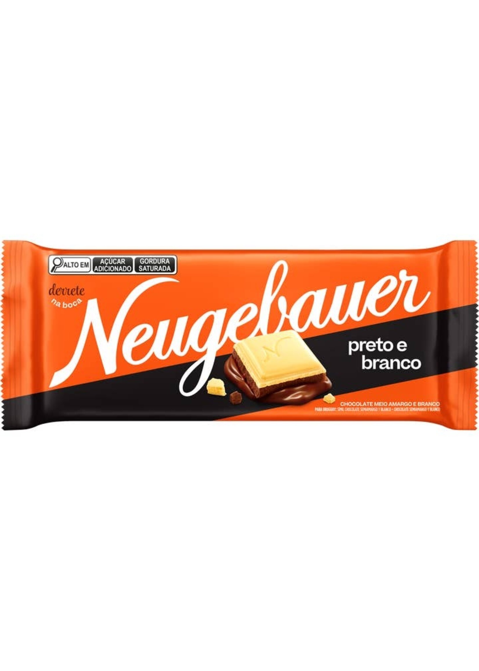 NEUGEBAUER CHOCOLATES NEU BARS BLACK & WHITE MILK 90G